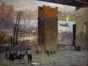 George Bellows The Lone Tenement oil